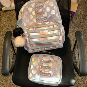 Justice “E” backpack